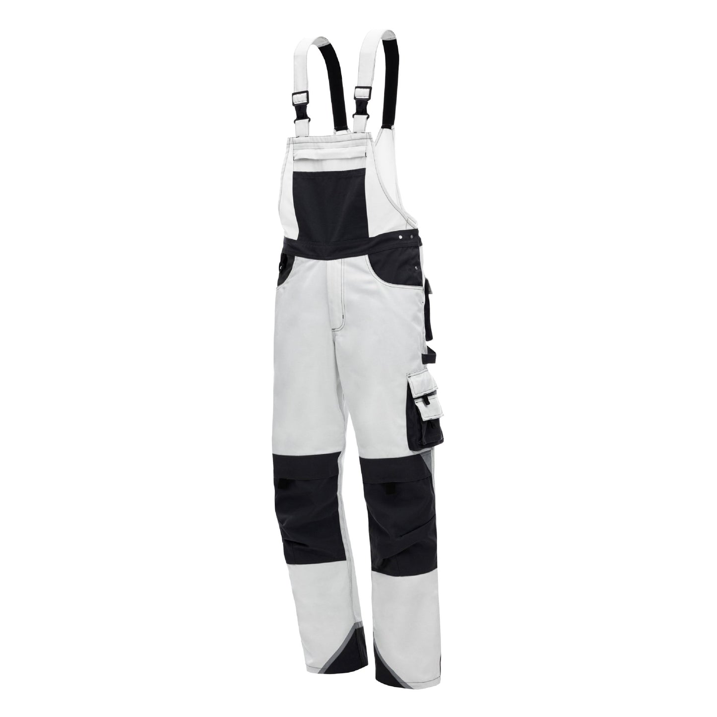 NITRAS MOTION TEX PLUS, salopette, blanc / gris