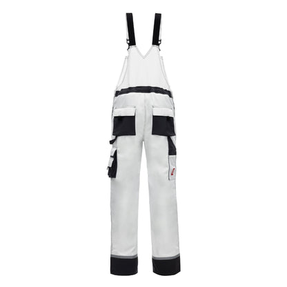 NITRAS MOTION TEX PLUS, salopette, blanc / gris
