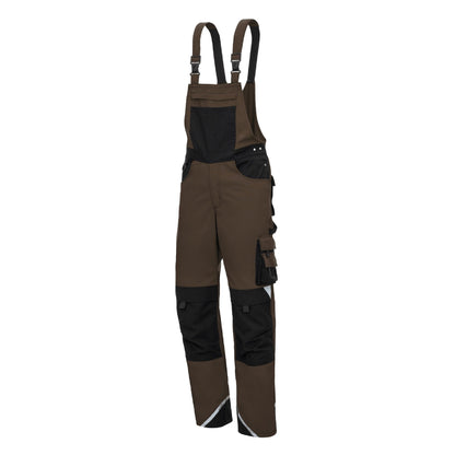 NITRAS MOTION TEX PLUS, salopette, marron / noir