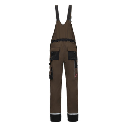 NITRAS MOTION TEX PLUS, salopette, marron / noir