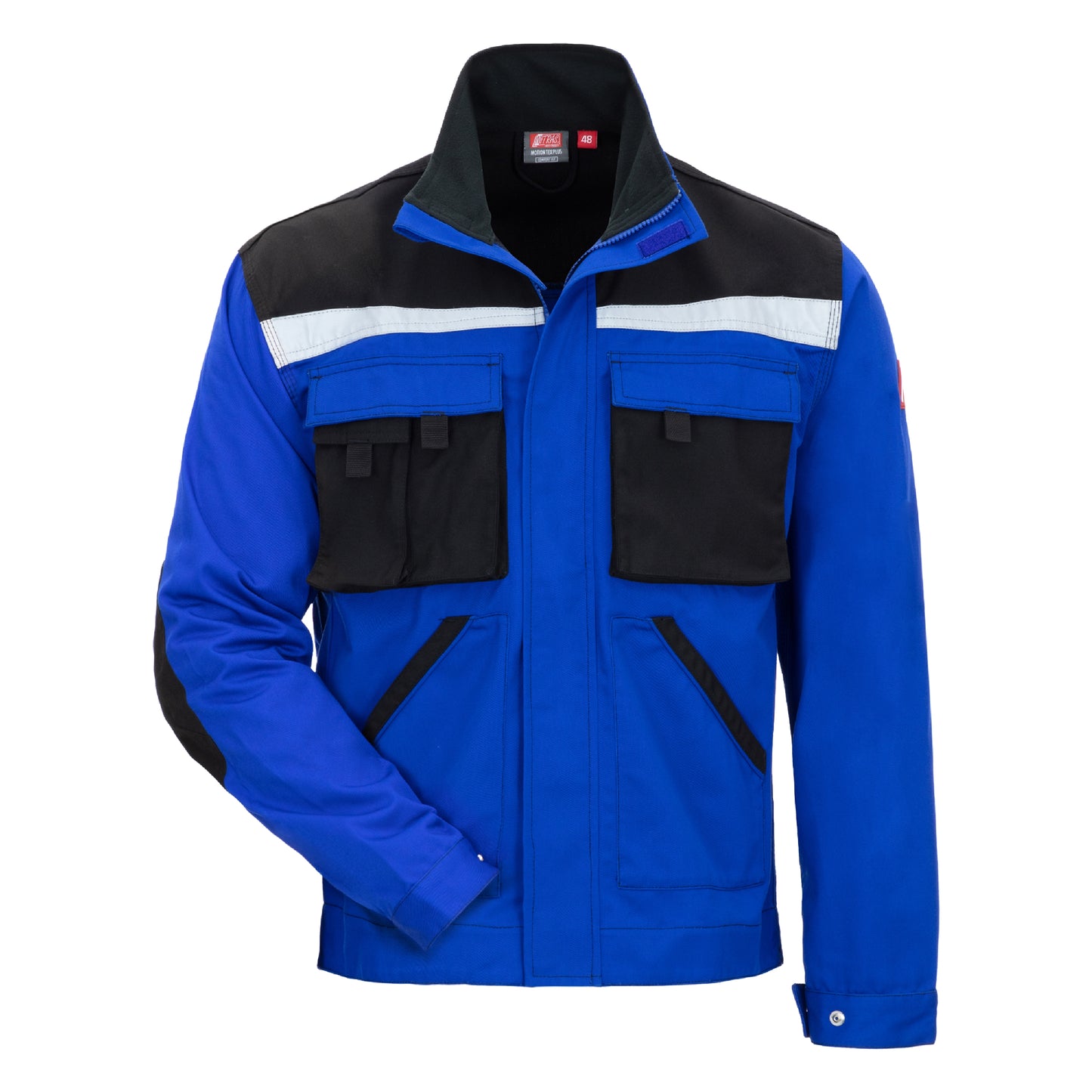 NITRAS MOTION TEX PLUS, veste de travail, bleu roi / noir