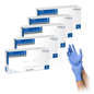 MaiMed-solution 100 gants sans latex, bleu violet, non stériles, non poudrés, 100 pièces/boîte