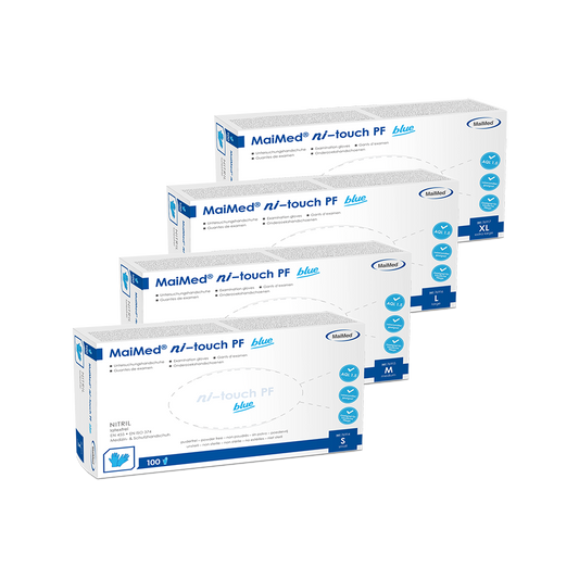 Gants jetables en nitrile MaiMed ni-touch 100 pièces/boîte