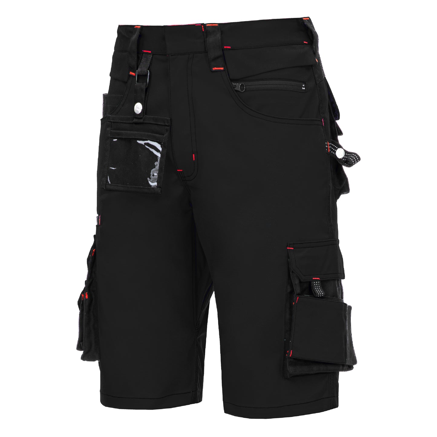 NITRAS MOTION TEX PRO FX, pantalon de travail, court, noir