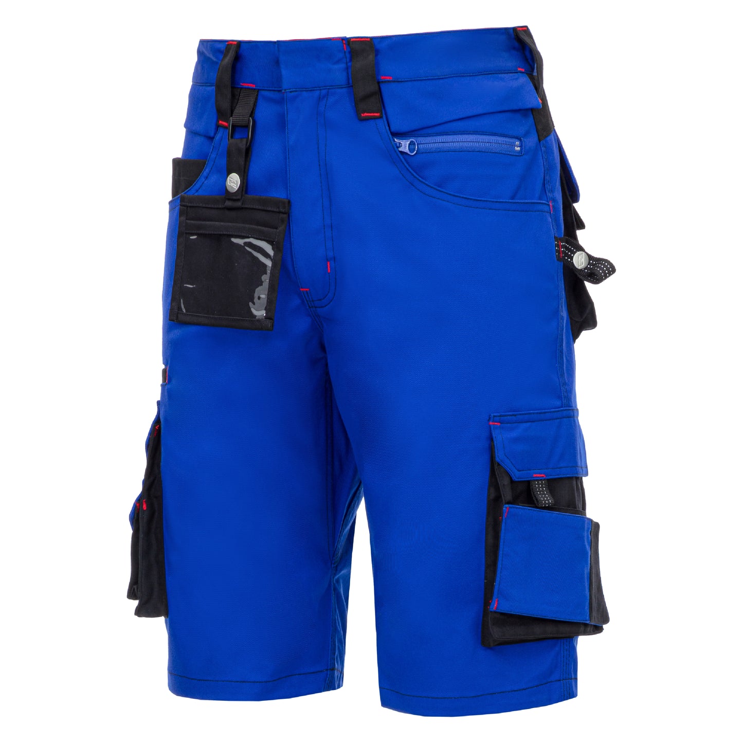 NITRAS MOTION TEX PRO FX, pantalon de travail, court, bleu roi / noir