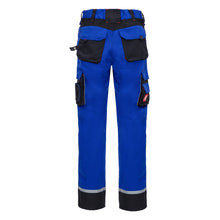 NITRAS MOTION TEX PRO FX, pantalon de travail, long, bleu roi / noir