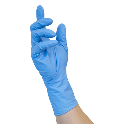 NITRAS HIGH RISK NITRILE, gants jetables en nitrile, bleu