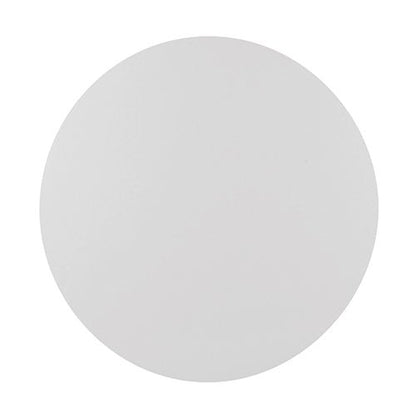 Un simple cercle blanc aux contours lisses sur fond blanc, semblable aux PAPSTAR 100 socles à gâteau (socles ronds et blancs en carton, à bord lisse) de la PAPSTAR SARL.