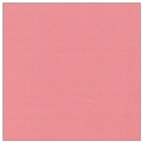 Une serviette en papier rectangulaire texturée de couleur unie rose de PAPSTAR GmbH 50 serviettes "ROYAL Collection" 1/4-pli (40 x 40 cm, rose), illustrée sur fond blanc.