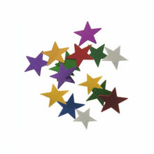 Le décor coloré PAPSTAR "Stars" (feuille colorée Ø 1 cm, 20 g) de PAPSTAR GmbH ajoute des accents colorés sur un fond blanc en tant que décoration de table.