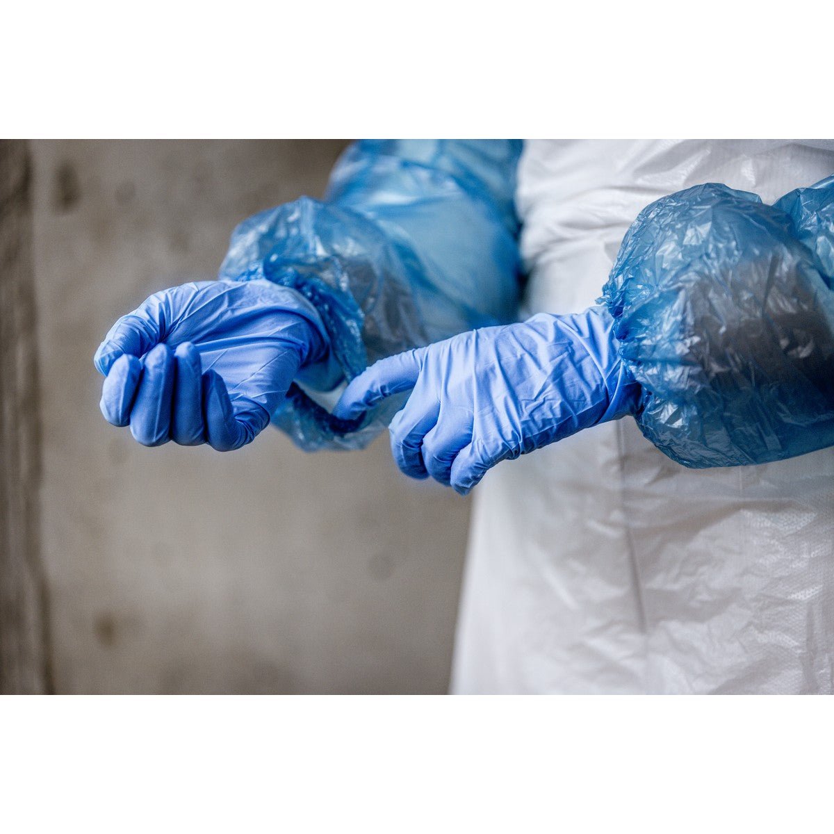 NITRAS SUPREME NITRILE, gants jetables en nitrile, bleus