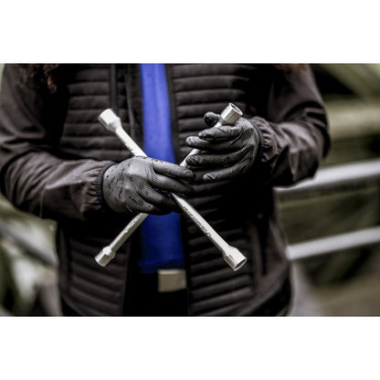 NITRAS TOUGH GRIP LIGHT, gants jetables en nitrile, noirs