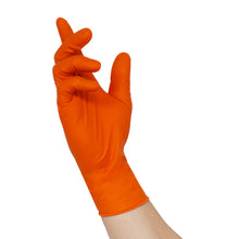 NITRAS TOUGH GRIP N, gants jetables en nitrile, orange
