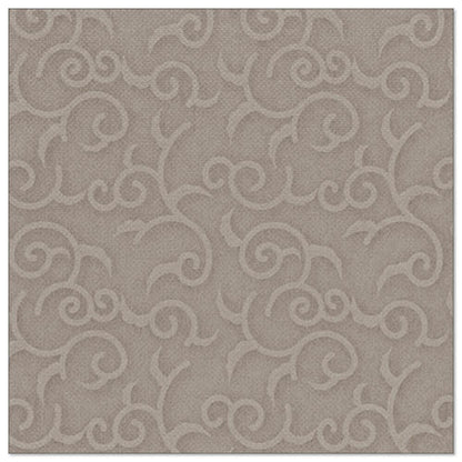 PAPSTAR 50 serviettes "ROYAL Collection" de PAPSTAR GmbH, 1/4-pli, 40 x 40 cm en gris - serviettes élégantes avec un motif discret et une structure légère pour une table dressée avec style.