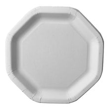 L'assiette PAPSTAR "pure" octogonale (23,5 cm, blanche) de la PAPSTAR GmbH est une assiette octogonale blanche, simple et respectueuse de l'environnement, avec une surface lisse et des bords surélevés - parfaite pour les fêtes. L'emballage contient 50 assiettes sous film rétractable.