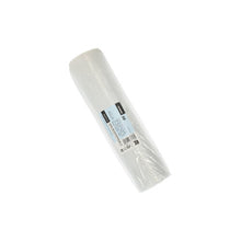 Vor einem weißen Hintergrund wird eine Rolle Starpak 50 Deckel für Portionsbecher, PP rund Ø 4,6 cm transparent (Folie, 50 Stück) mit einem blau-weißen Etikett in der Mitte präsentiert.