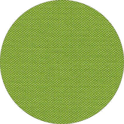 Un gros plan du non-tissé semblable à du tissu «soft selection plus» de Starpak chemin de table (24 m x 40 cm) met en valeur sa couleur vert clair et le tissu structuré, densément tissé dans un motif circulaire.