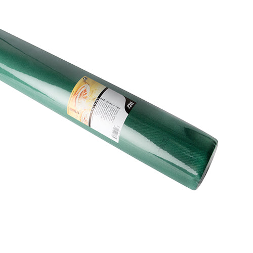 Un rouleau de nappe Starpak, Airlaid 20 m x 1,2 m, avec une apparence similaire au tissu et une étiquette de produit sur fond blanc. La nappe durable de Starpak est facile à nettoyer.