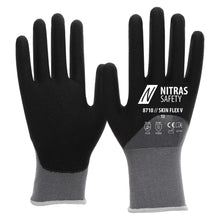 NITRAS SKIN FLEX V, gants de montage, gris / noir