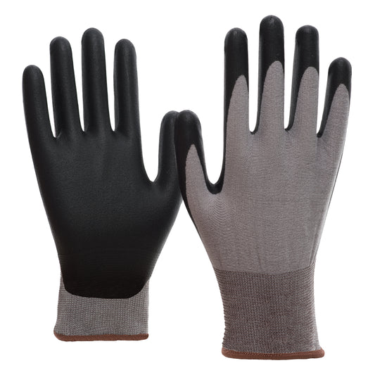 NITRAS SKIN CLEAN, gants de montage, gris/noir