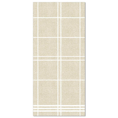 Die PAPSTAR 50 Servietten „ROYAL Collection“ 1/6-Falz 48x33 cm der PAPSTAR GmbH bestechen durch ihr beige-weißes Gitterdesign und bieten eine gewebte Optik, inspiriert von der ROYAL Collection – ideal zur Verschönerung jeder stilvoll gedeckten Tafel.