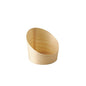 Le gobelet à collation en bois "pure" de PAPSTAR GmbH, Ø 8,2 cm, est un gobelet jetable écologique en paquet de 25, ovale et clair, avec des côtés lisses - idéal pour un service durable.