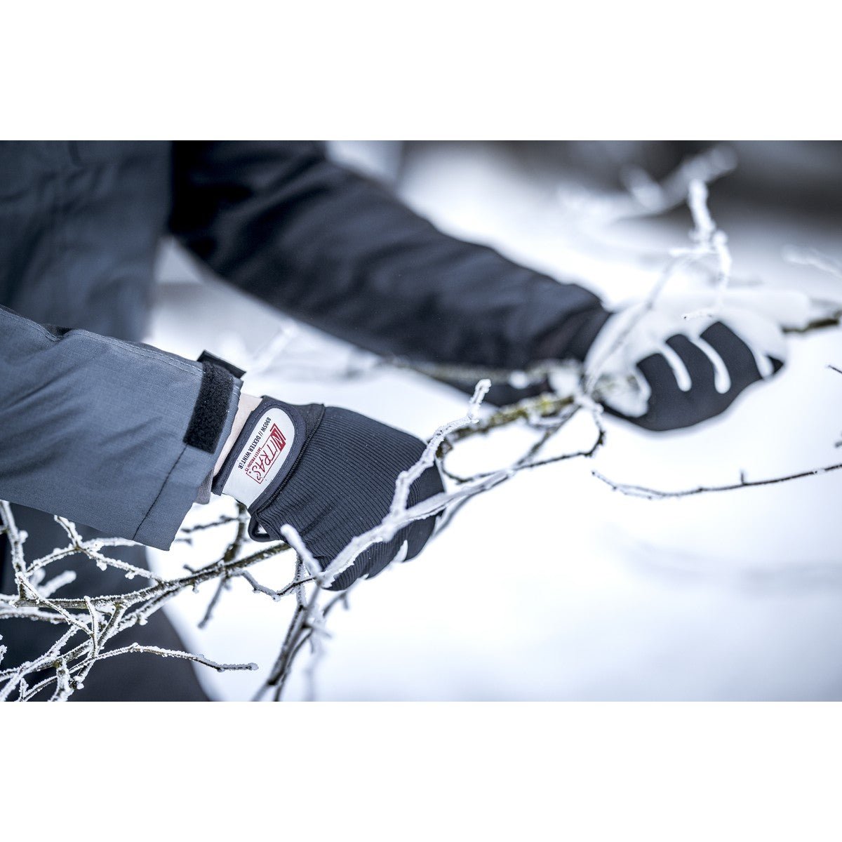 NITRAS DEXTER WINTER, gants de mécanicien, gris/noir