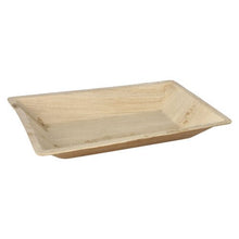 Les 6 assiettes en feuille de palmier « pure » rectangulaires naturelles de la PAPSTAR GmbH sont des assiettes rectangulaires, biodégradables en feuille de palmier avec un bord légèrement surélevé et une surface lisse - idéales comme vaisselle durable pour chaque occasion.