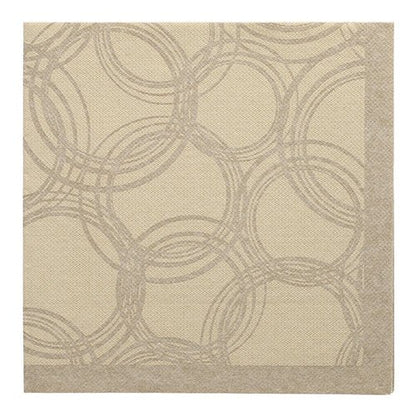 Les PAPSTAR 50 serviettes "ROYAL Collection" pliage 1/4 (40 x 40 cm, sable) de PAPSTAR GmbH se distinguent par un design élégant, discret et une bordure solide pour une décoration de table raffinée.