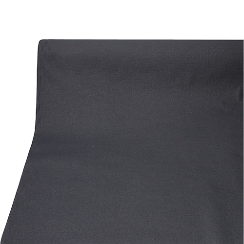 Une nappe de 20 m x 1,18 m de la PAPSTAR GmbH de la collection ROYAL, en PV-Tissue Mix de haute qualité avec une texture semblable à du tissu, est déroulée sur une surface blanche plane.
