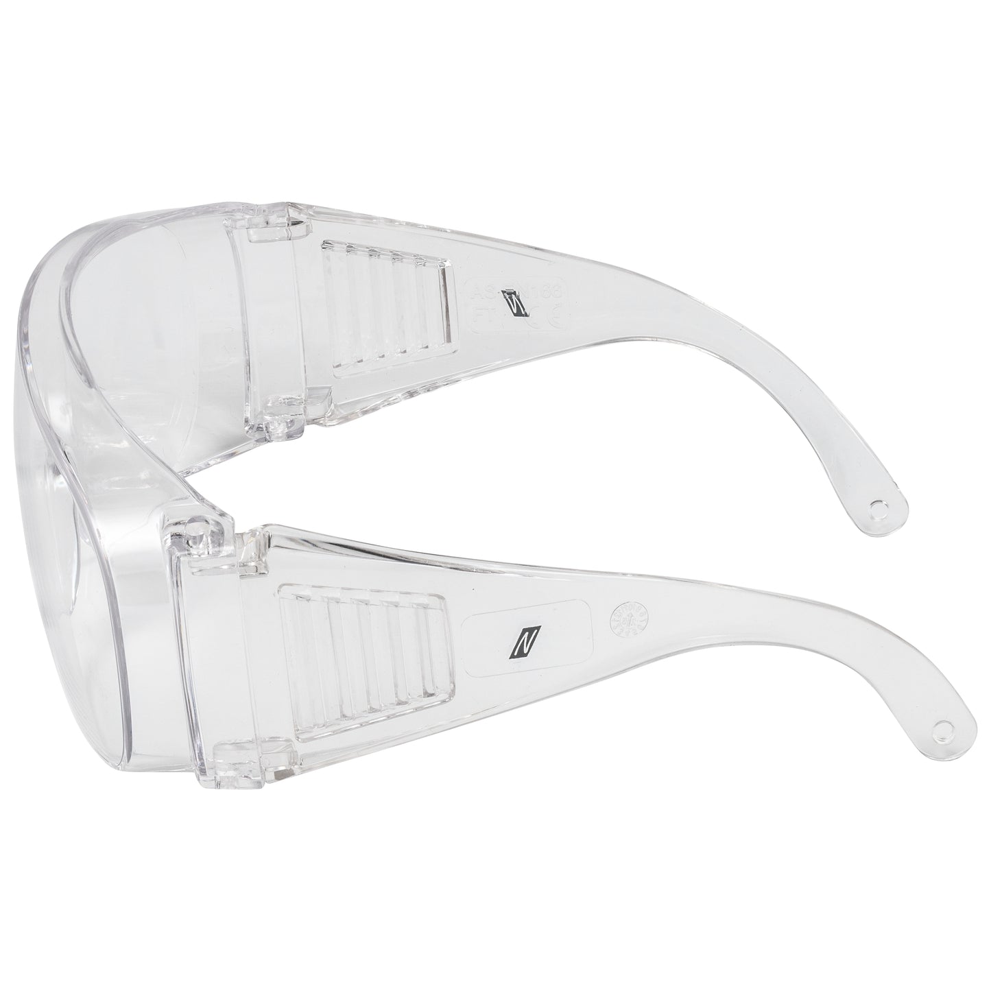 NITRAS VISION PROTECT BASIC, lunettes à branches, transparentes, plastique EN 166 | Paquet (12 pièces)