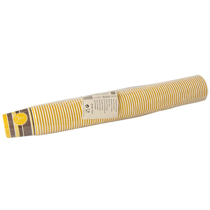 Un paquet de 80 gobelets Starpak « To Go » (0,1 l, Ø 6 cm) en carton écologique, emballé dans un film transparent avec des informations sur le produit et une étiquette de marque.