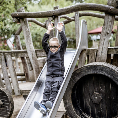 NITRAS MOTION TEX KIDS, veste softshell tricotée, noir