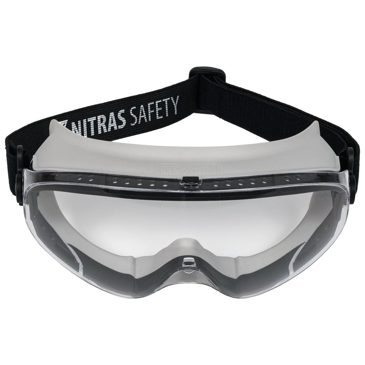 NITRAS VISION PROTECT, lunettes de vision complète, EN 166 PVC | Paquet (12 pièces)