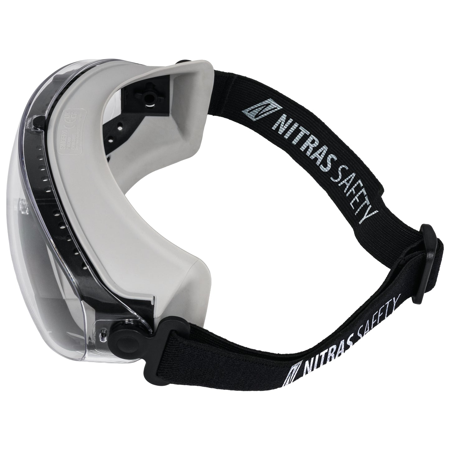 NITRAS VISION PROTECT, lunettes de vision complète, EN 166 PVC | Paquet (12 pièces)