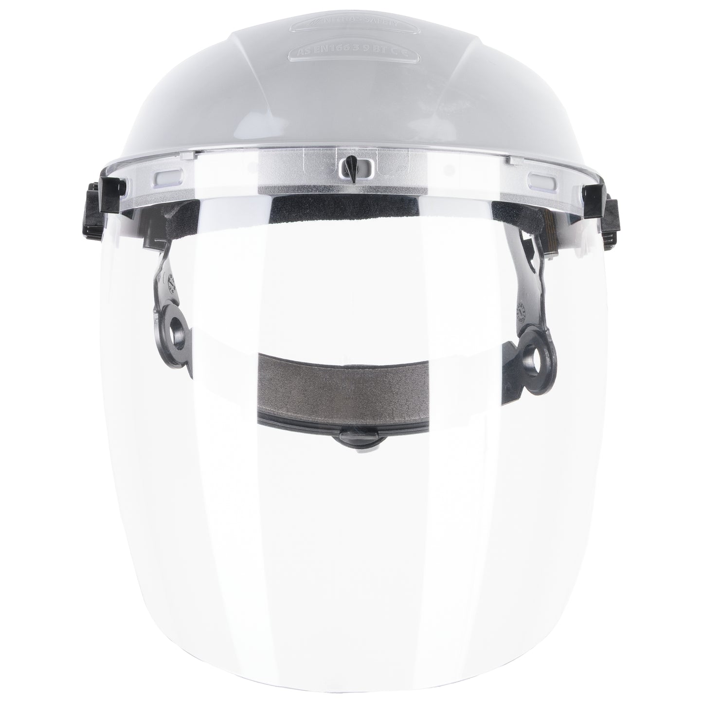 Visière NITRAS PROTECT, transparente / noire, plastique EN 166 | Paquet (1 pièce)