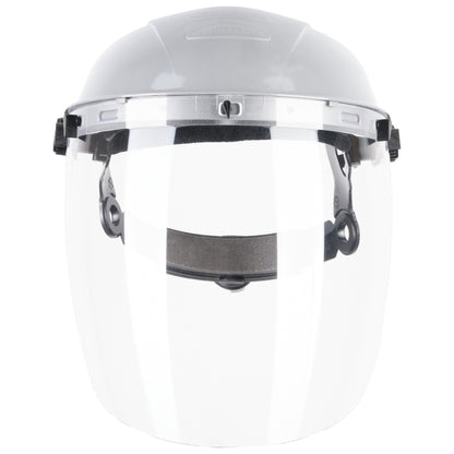 Visière NITRAS PROTECT, transparente / noire, plastique EN 166 | Paquet (1 pièce)