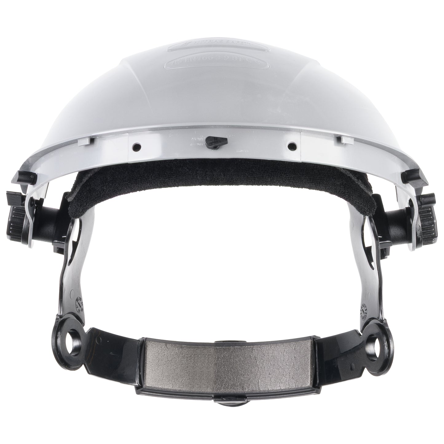 Visière NITRAS PROTECT, transparente / noire, plastique EN 166 | Paquet (1 pièce)