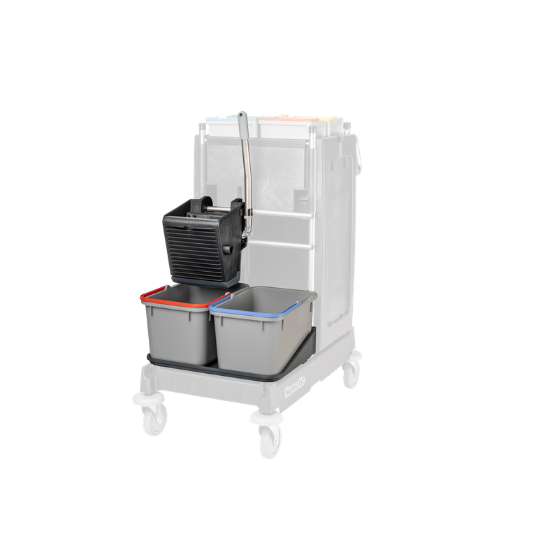 Numatic SRK 1 noir - presse universelle, revêtement par poudre, seau 2 x 17 litres et bol pour 17 litres Pack (1 pièce)