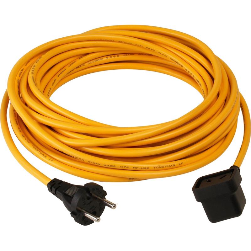 Câble d'alimentation Numatic 2 fils, 15,0 m x 1,00 mm, NuCable pour RSV150, jaune | Paquet (1 pièce)