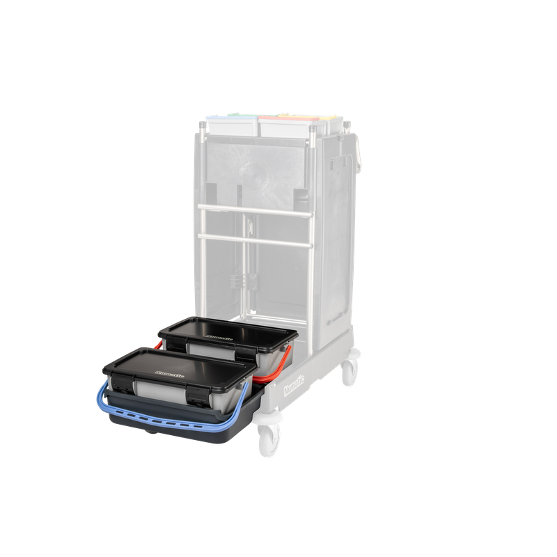 Numatic SRK 25 - 2 x boîte à vadrouille Mopmatic MK1 et bol pour MK1 noir incl. vis de fixation | Paquet (1 pièce)