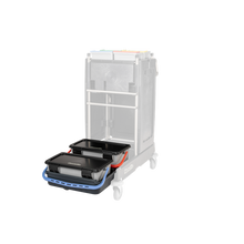 Numatic SRK 25 - 2 x boîte à vadrouille Mopmatic MK1 et bol pour MK1 noir incl. vis de fixation | Paquet (1 pièce)