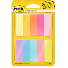 Der Post-it® Page Marker von 3M Deutschland GmbH enthält 10 Blöcke mit 50 Blatt in verschiedenen Farben (15 mm x 50 mm), ideal für die Organisation von Dokumenten. In gelber Verpackung, hergestellt aus 100% PEFC-zertifiziertem Material.