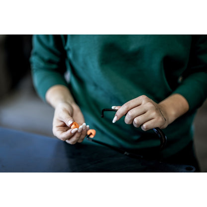 Bouchons d'oreilles NITRAS, orange, EN 352, sachet de 5 paires | Paquet (1 pièce)