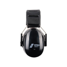 NITRAS MUTE DEFENDER PRO, cache-oreilles, noir / rouge, plastique EN 352-1 | Paquet (1 pièce)