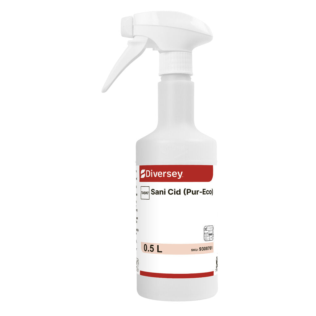 Flacon pulvérisateur TASKI Sani Cid (Pur-Eco) | Bouteille (500 ml)