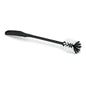 La brosse urinoir Nölle Profi Brush en regranulat de Nölle Profi Brush Bürsten- & Pinseltechnik e.K. a un long manche noir et une tête ronde avec des poils blancs et noirs, représentés sur un fond blanc simple.