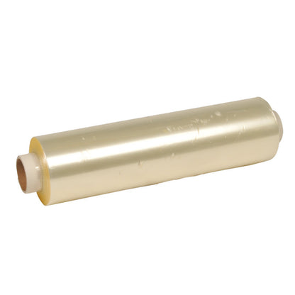 Abena Re-Seller GmbH Film alimentaire, PE, non perforé, 12 my : Film alimentaire transparent avec noyau en carton pour fermer les contenants alimentaires ou pour couvrir les articles frais ; idéal comme emballage alimentaire.