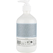 Die Abena Re-Seller GmbH Intimpflegeseife (500 ml, Karton mit 6 Packungen) kommt in einer weißen Kunststoff-Pumpflasche mit blauem Etikett und Barcode - ideal für sanfte Reinigung und Intimpflege.