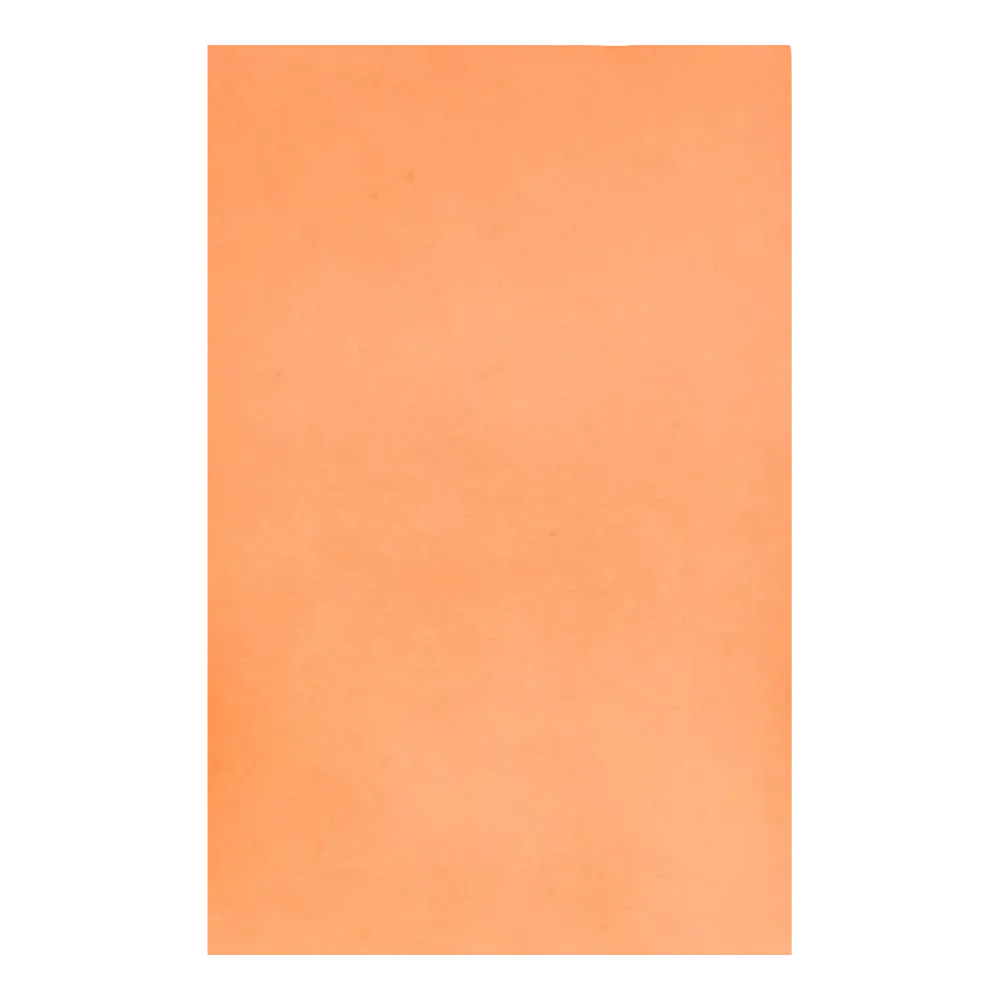 Un simple rectangle entièrement orange, similaire au style minimaliste du papier filtre pour plateau Dental Kreppauflage de AMPri Handelsgesellschaft mbH, sans motifs ou textes reconnaissables.